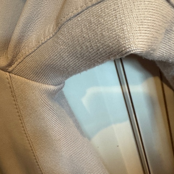 MARC NEW YORK BY ANDREW MARC Felix Leather Moto Jacket Pale Pink - Picture 5 of 8